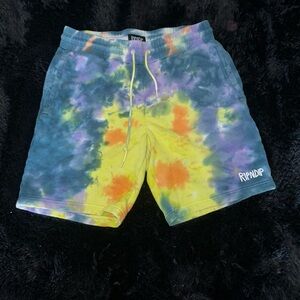Ripndip Vibrant Tie-Dye Athletic Shorts
